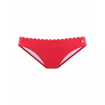 Плавки бикини LASCANA «Гребешок» для женщин, цвет rot