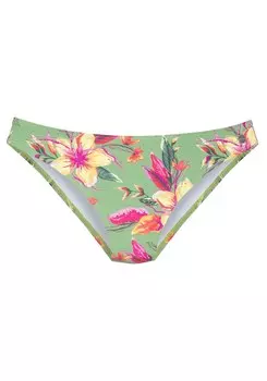 Плавки бикини LASCANA, светло-зеленый