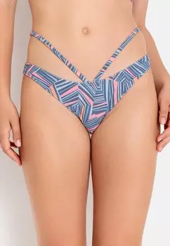 Плавки бикини LSCN by Lascana, цвет blau bedruckt