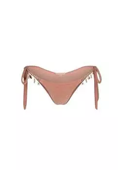 Плавки бикини Lumiere Seychelles с блестками и подвесками Moda Minx, оранжевый