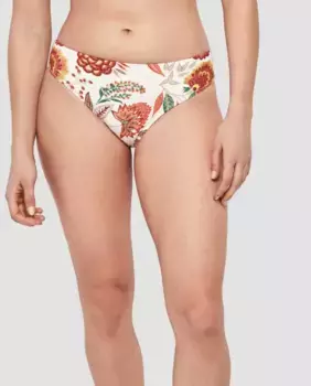 Плавки бикини миди с цветочным принтом Gisela, мультиколор