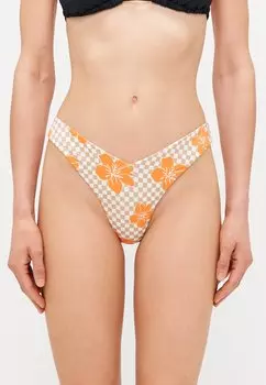 Плавки бикини MINI HULA THINNER V CHEEKY Roxy, бежевый