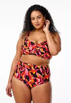 Плавки бикини MIT PRINT Zizzi, красный