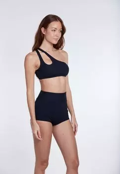 Плавки бикини MIX MATCH UNI EINZELTEIL MIT STRUKTUR HOHE TAILLE VIVID, темно-синий