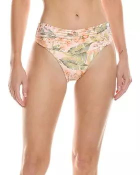 Плавки бикини Monte and Lou со сборками и средней посадкой, розовый