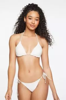 Плавки бикини на завязках Forever 21, ванилла
