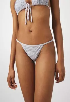 Плавки бикини PERFECT FIT BOTTOM RHINESTONES Good American, светло-синий