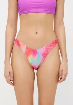 Плавки бикини PRINTED SCOOP BOTTOM SET Speedo, коралловый