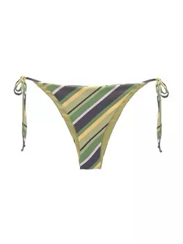 Плавки бикини Pull&Bear Bikini Bottoms, цвет green/pastel green