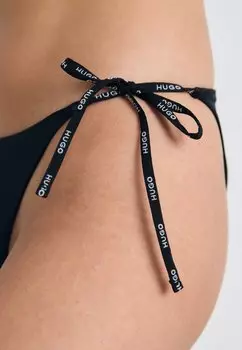 Плавки бикини PURE SIDE TIE HUGO, черный