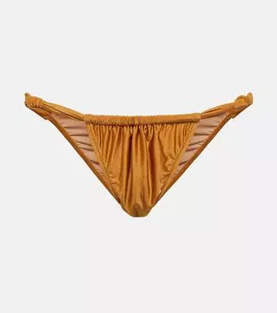 Плавки бикини розового цвета Bananhot, золото