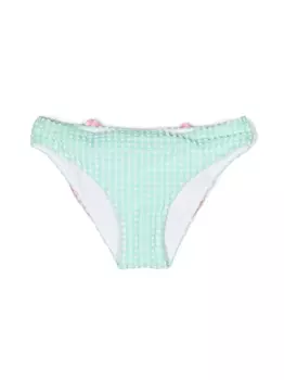 Плавки бикини с бантом MC2 Saint Barth Kids, зеленый