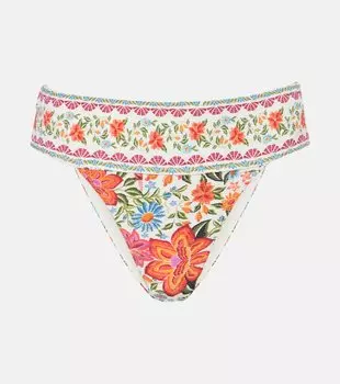Плавки бикини с цветочным принтом Farm Rio, мультиколор