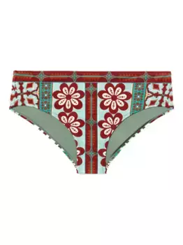 Плавки бикини с цветочным принтом La DoubleJ, зеленый