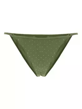 Плавки бикини с кристаллами Sundek, зеленый