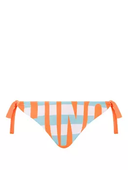 Плавки бикини с логотипом Moschino, оранжевый