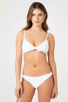 Плавки бикини с низкой посадкой Forever 21, белый
