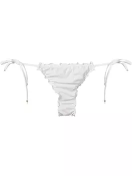 Плавки бикини с оборками Amir Slama, белый