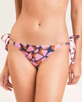 Плавки бикини с принтом и бантом Ro de Sol, розовый
