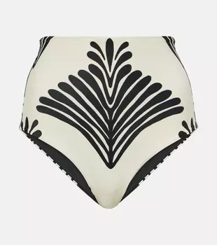 Плавки бикини с принтом Johanna Ortiz, черный