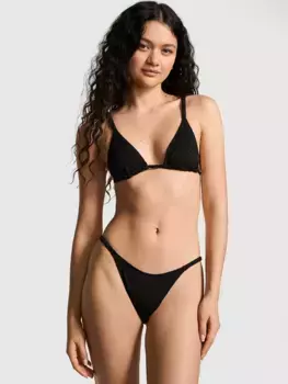 Плавки бикини с резинкой для волос Pink, черный