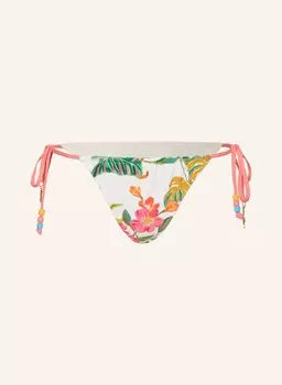 Плавки бикини с треугольными чашечками tropica SEAFOLLY, цвет ECRU/PINK/GRN