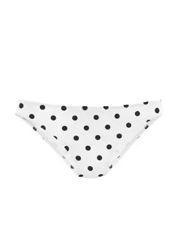 Плавки бикини с высоким воротником LASCANA, белый