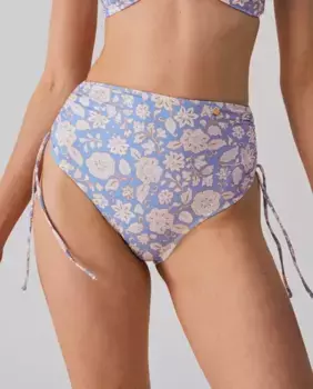 Плавки бикини с высокой посадкой и принтом Bohodot, цвет Crudo