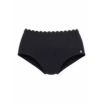 Плавки бикини с высокой талией для женщин LASCANA, цвет schwarz