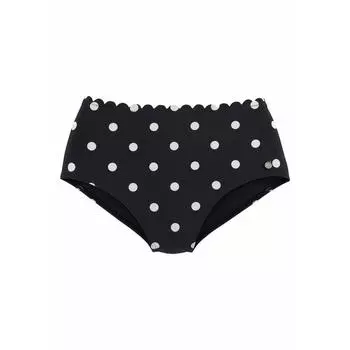 Плавки бикини с высокой талией для женщин LASCANA, цвет schwarz