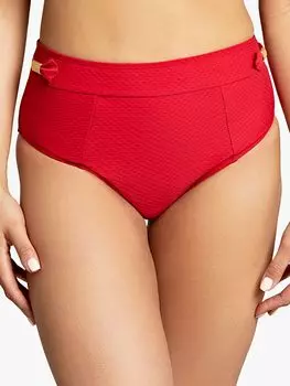 Плавки бикини с высокой талией Panache Marianna, малиновые