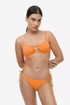 Плавки бикини с завязками H&M, апельсин