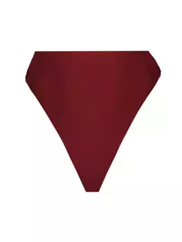 Плавки бикини с завышенной талией Liva Andrea Iyamah, цвет wine