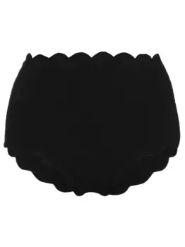 Плавки бикини Santa Monica с фестонами Marysia, черный