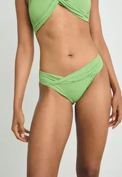 Плавки бикини SEAFOLLY COLLECTIVE TWIST BAND HIPSTER Seafolly, зеленый