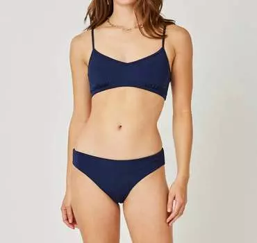 Плавки-бикини St. Barth Swim в черном/темно-синем цвете Carve Designs