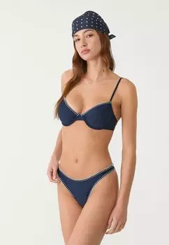 Плавки бикини Stradivarius, темно-синий