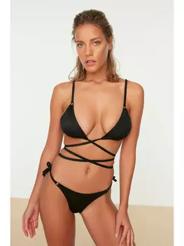 Плавки бикини trendyol, черный
