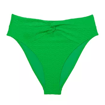 Плавки бикини Victoria's Secret Swim Mix & Match High-Waist Twist Cheeky Fishnet, зеленый