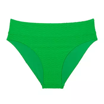 Плавки бикини Victoria's Secret Swim Mix & Match Mid-Rise Fishnet, зеленый