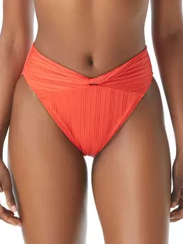 Плавки бикини Vince Camuto Ripple Effect, красный