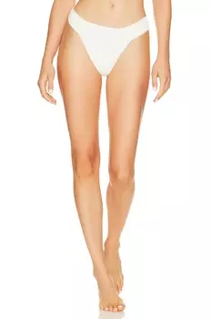 Плавки бикини WeWoreWhat Cheeky High Leg, белый