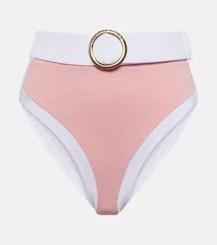 Плавки бикини Whitney с высокой посадкой Alexandra Miro, розовый