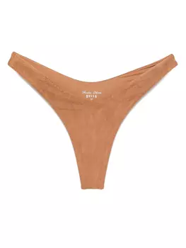 Плавки бикини X Bella Hadid Full Moon из замши Frankies Bikinis, коричневый