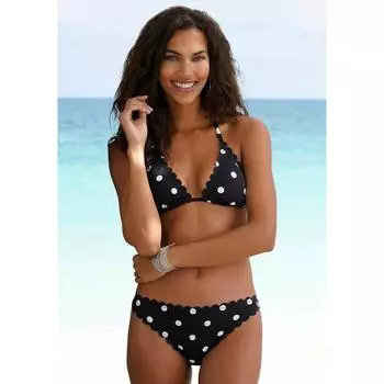 Плавки бикини женские LASCANA, черный