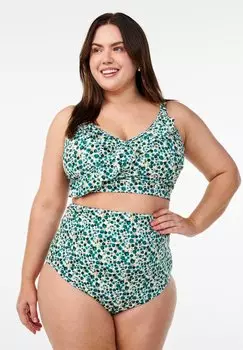 Плавки бикини Zizzi, цвет Ditsy Rose Aop