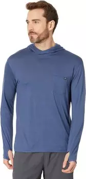 Плавки Billabong Eclipse Hooded Long Sleeve Rashguard, цвет Slate Blue