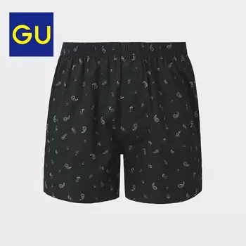 Плавки-боксеры GU мужские, черный