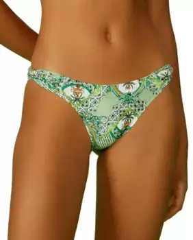 Плавки бразильского бикини с принтом Blueman, зеленый