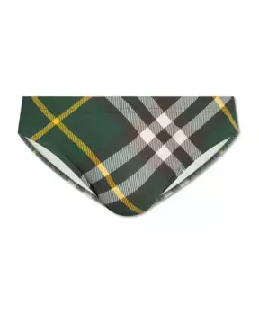 Плавки Burberry, зеленый